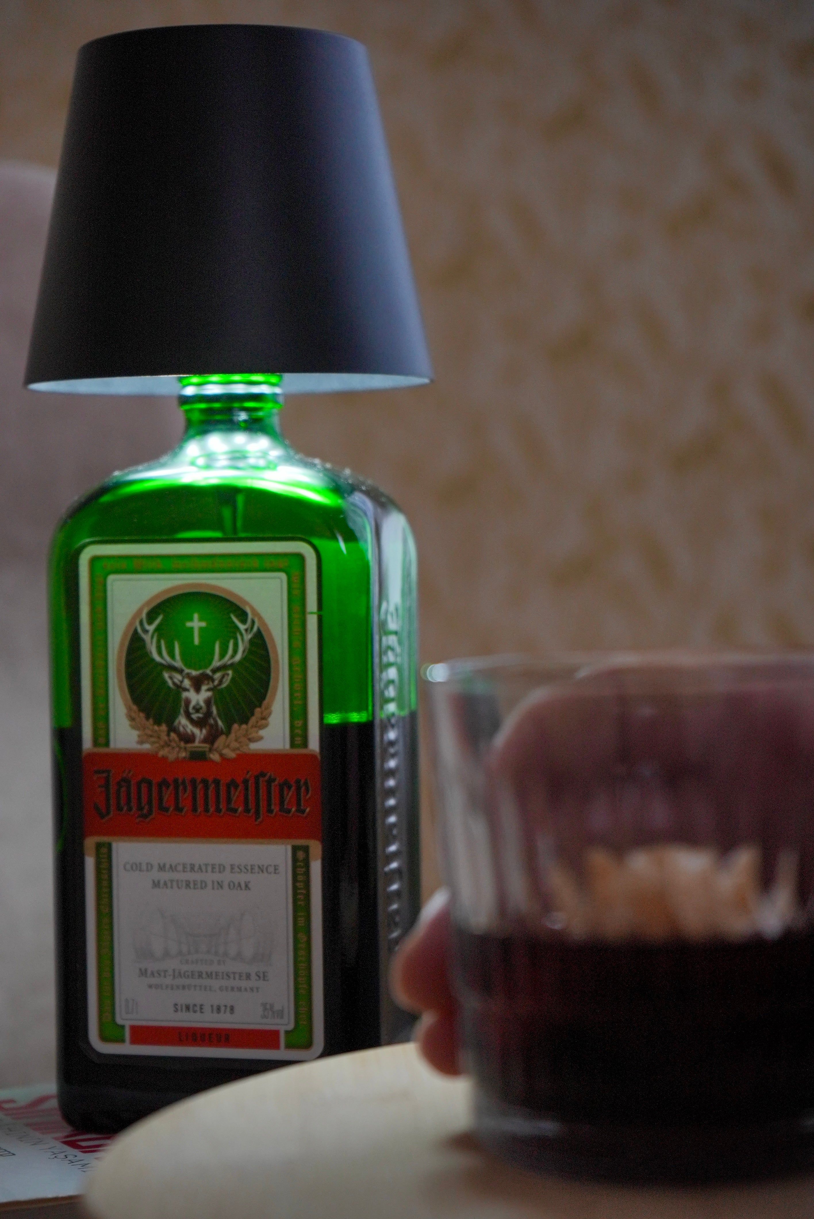 Vitralux Şişe Lambası